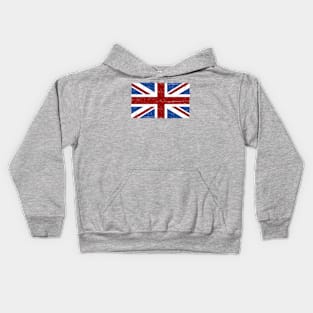 Union Jack Flag (weared) Kids Hoodie